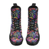 Neon Color Tropical Palm Leaves Women's Boots