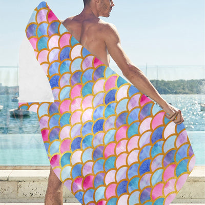 Scales Print Design LKS401 Beach Towel 32" x 71"