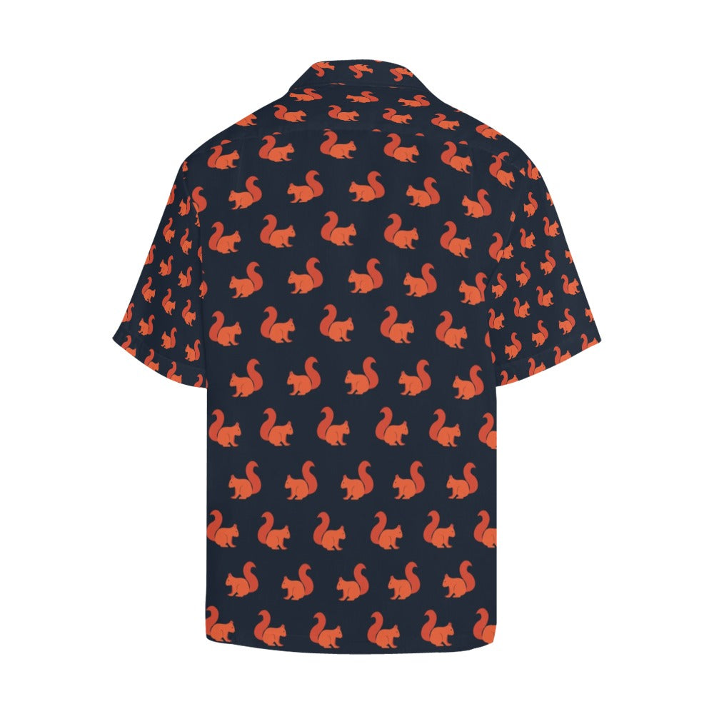 Squirrel Print Design LKS306 Men's Hawaiian Shirt