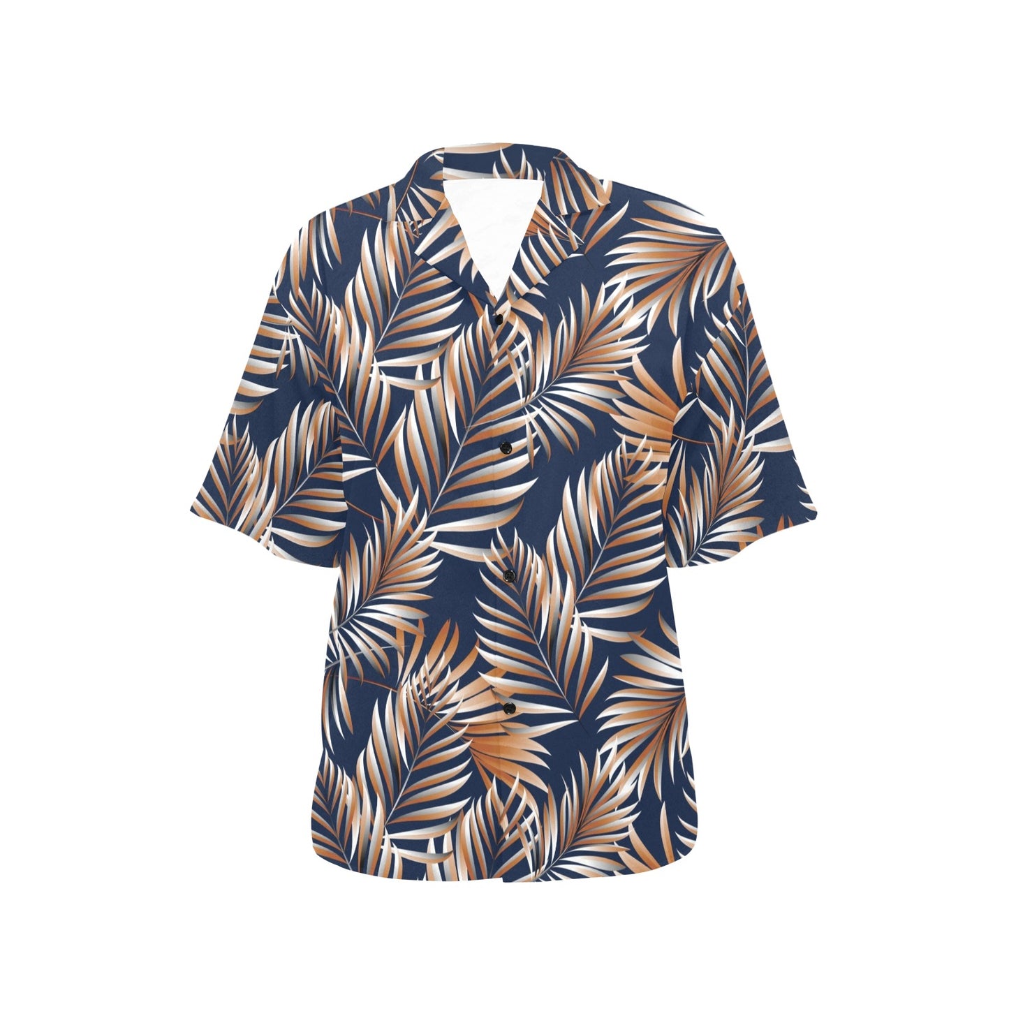 Tropical Flower Pattern Print Design TF07 Women's Hawaiian Shirt