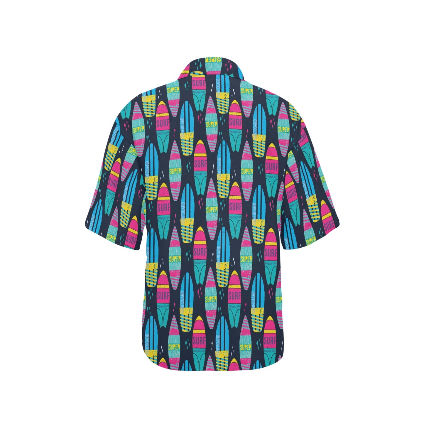Surfboard Colorful Print Design LKS302 Women's Hawaiian Shirt