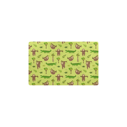 Alligator Pattern Print Design 04 Kitchen Mat