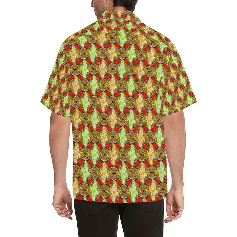 African Classic Print Pattern Hawaiian Shirt-JORJUNE.COM