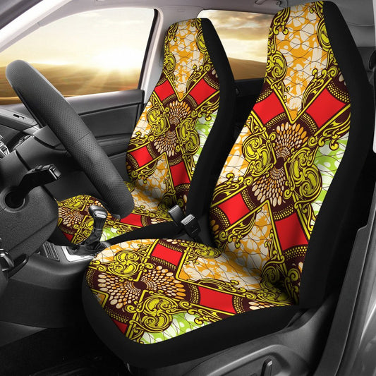 African Classic Print Pattern Universal Fit Car Seat Covers