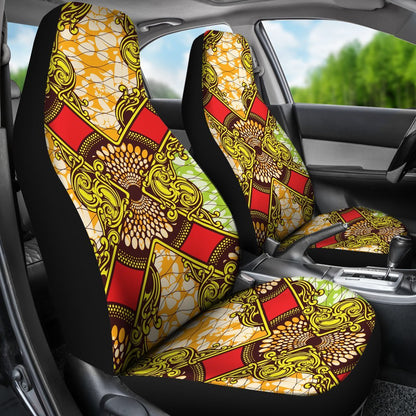African Classic Print Pattern Universal Fit Car Seat Covers