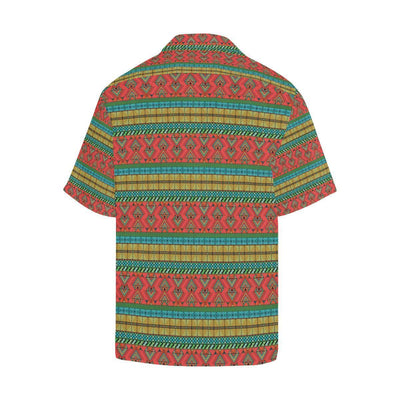African Colorful Zigzag Print Pattern Hawaiian Shirt-JORJUNE.COM