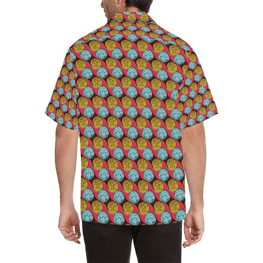 African Fashion Print Pattern Hawaiian Shirt-JORJUNE.COM