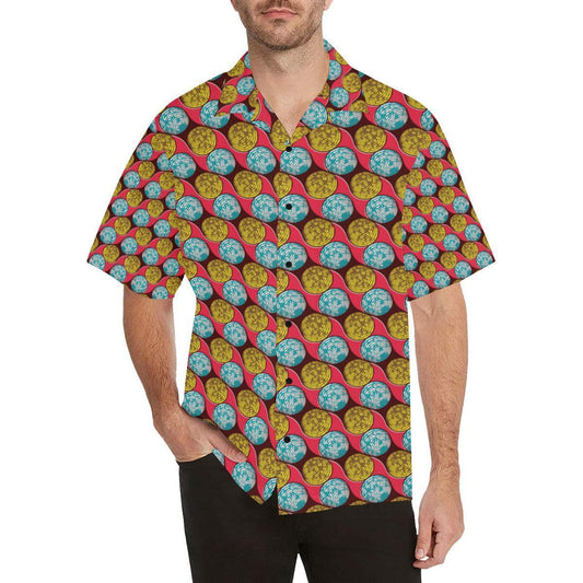 African Fashion Print Pattern Hawaiian Shirt-JORJUNE.COM