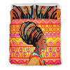 African Girl Aztec Duvet Cover Bedding Set
