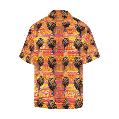 African Girl Aztec Hawaiian Shirt-JORJUNE.COM