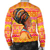 African Girl Aztec Men Crewneck Sweatshirt