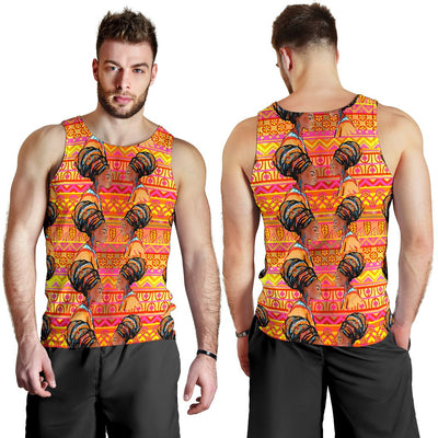 African Girl Aztec Men Tank Top