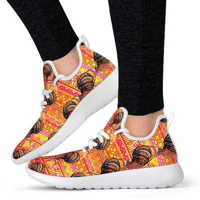 African Girl Aztec Mesh Knit Sneakers Shoes