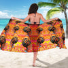 African Girl Aztec Sarong Pareo Wrap
