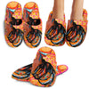 African Girl Aztec Slippers
