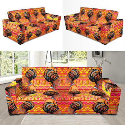 African Girl Aztec Sofa Slipcover-JORJUNE.COM