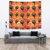 African Girl Aztec Tapestry