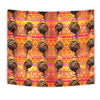 African Girl Aztec Tapestry