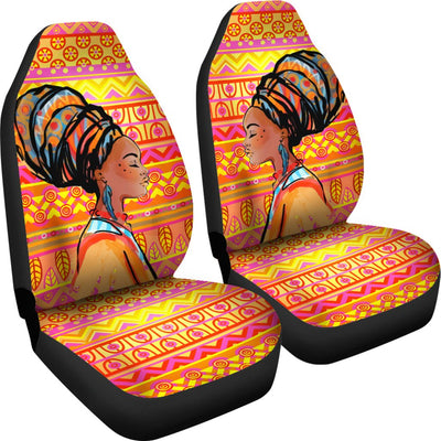 African Girl Aztec Universal Fit Car Seat Covers