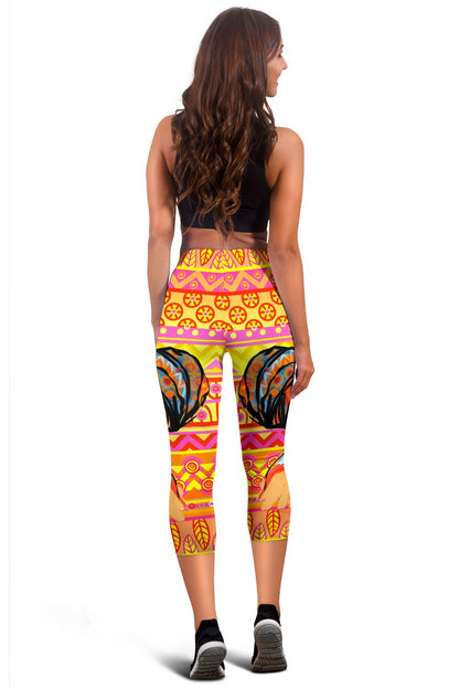 African Girl Aztec Women Capris