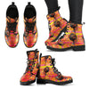 African Girl Aztec Women Leather Boots