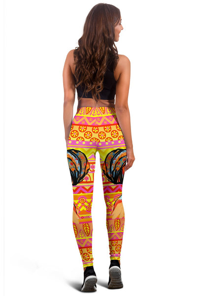 African Girl Aztec Women Leggings