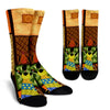 African Girl Design Crew Socks
