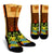 African Girl Design Crew Socks