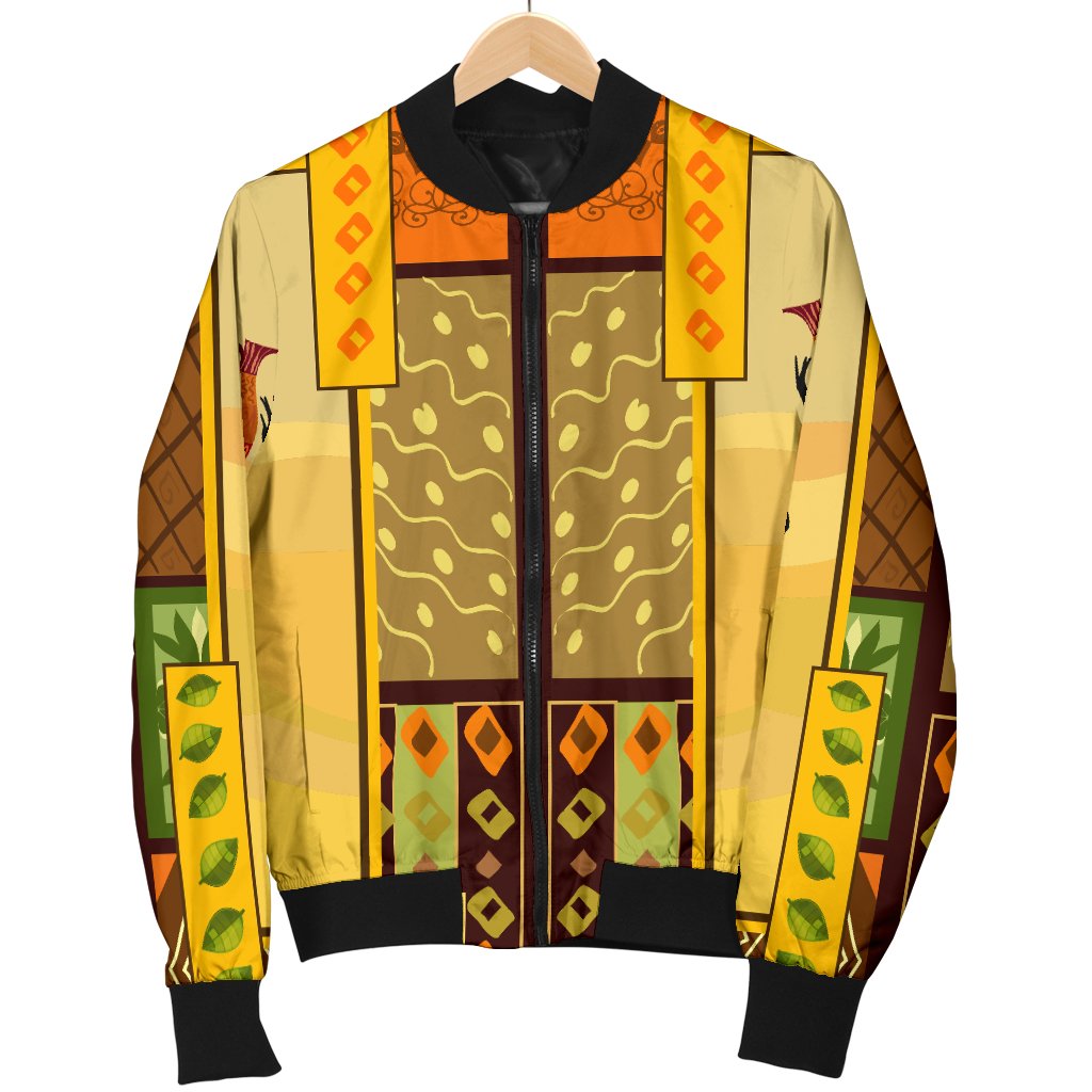 African Girl Design Men Casual Bomber Jacket-JorJune