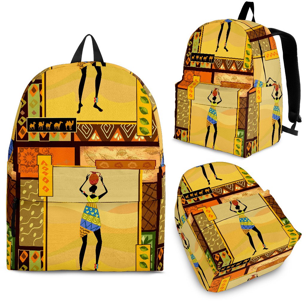 African Girl Design Premium Backpack