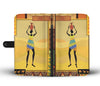 African Girl Design Wallet Phone Case