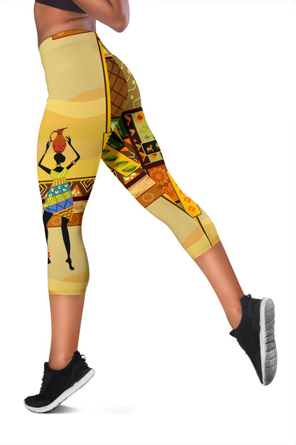 African Girl Design Women Capris