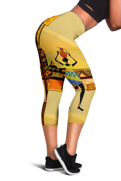 African Girl Design Women Capris