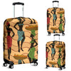 African Girl Pattern Luggage Cover Protector
