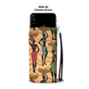 African Girl Pattern Wallet Phone Case