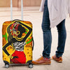 African Girl Print Luggage Cover Protector