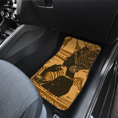 African Girl Safari Car Floor Mats