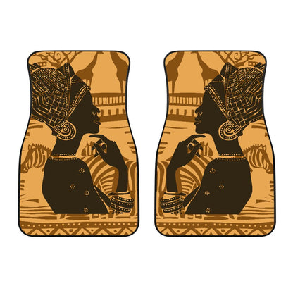 African Girl Safari Car Floor Mats