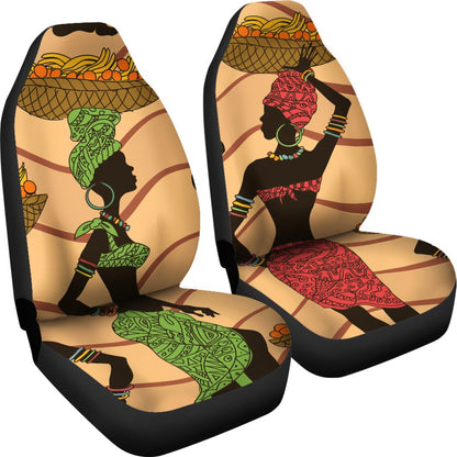 African Girl Safari Universal Fit Car Seat Covers