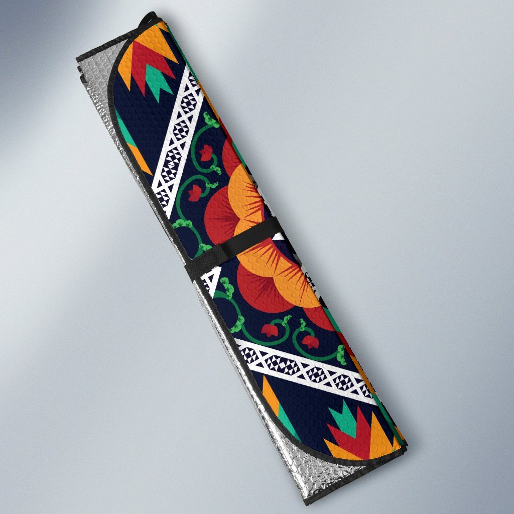 African Kente Car Sun Shade-JorJune