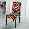 African Kente Dining Chair Slipcover-JORJUNE.COM