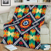 African Kente Fleece Blanket