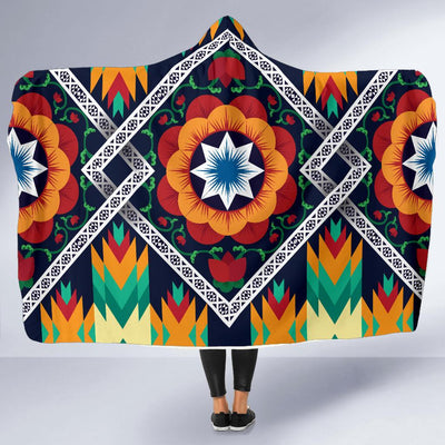 African Kente Hooded Blanket-JORJUNE.COM