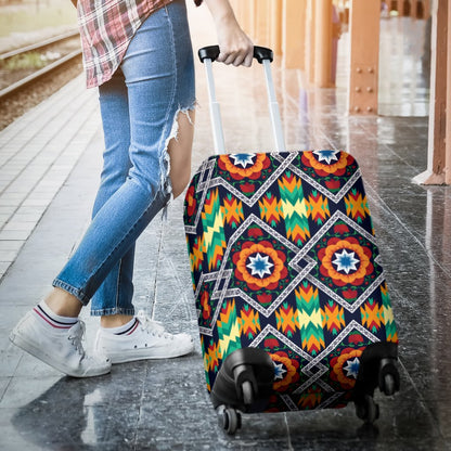 African Kente Luggage Cover Protector
