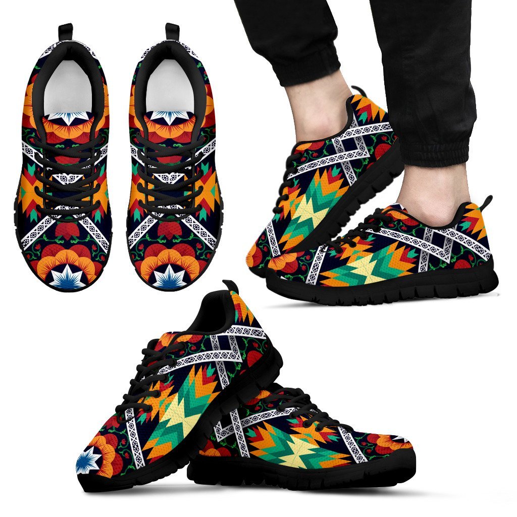 African Kente Men Sneakers