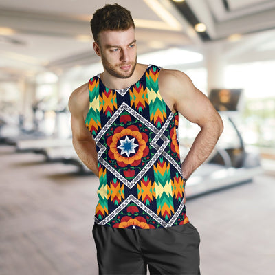 African Kente Men Tank Top