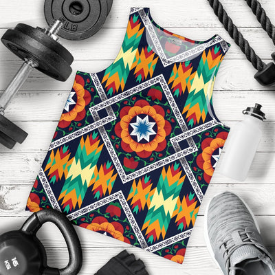 African Kente Men Tank Top