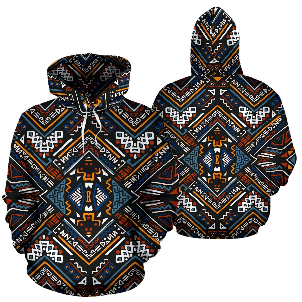 African Kente Print All Over Print Hoodie