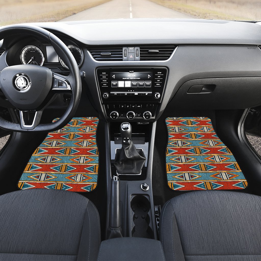 African Kente Print Car Floor Mats