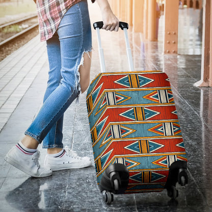 African Kente Print Luggage Cover Protector